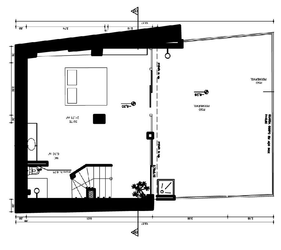 Lower floor with terrace